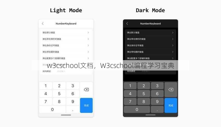 w3cschool文档