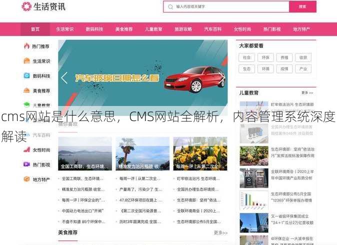 cms网站是什么意思