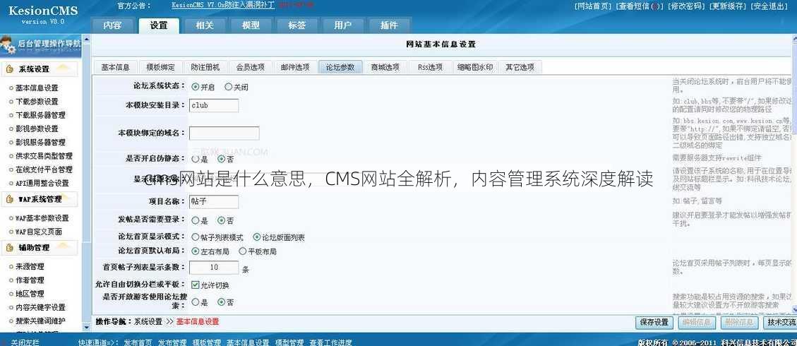cms网站是什么意思
