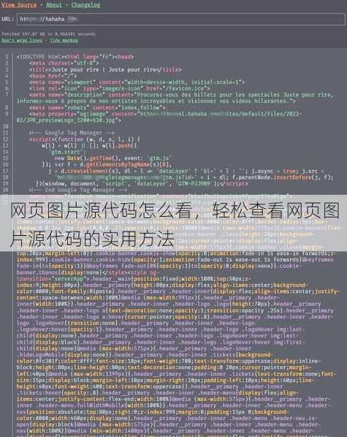 网页图片源代码怎么看