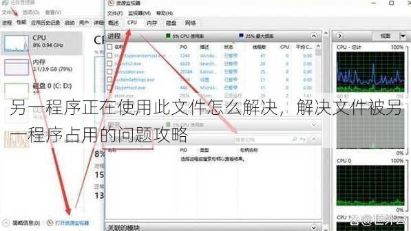 另一程序正在使用此文件怎么解决