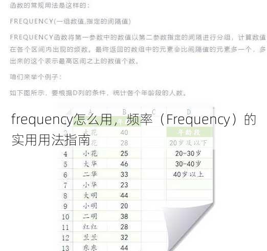 frequency怎么用