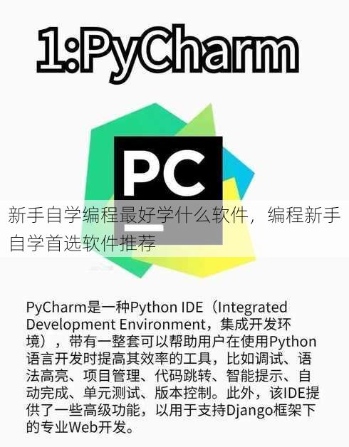 新手自学编程最好学什么软件