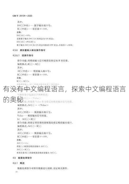 有没有中文编程语言