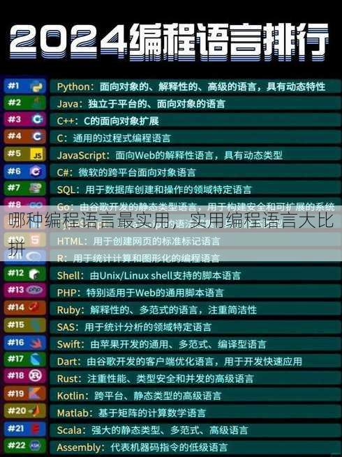 哪种编程语言最实用