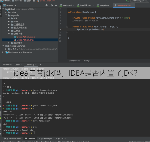 idea自带jdk吗