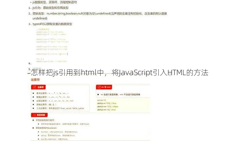 怎样把js引用到html中