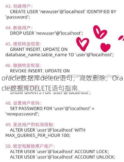 oracle数据库delete语句