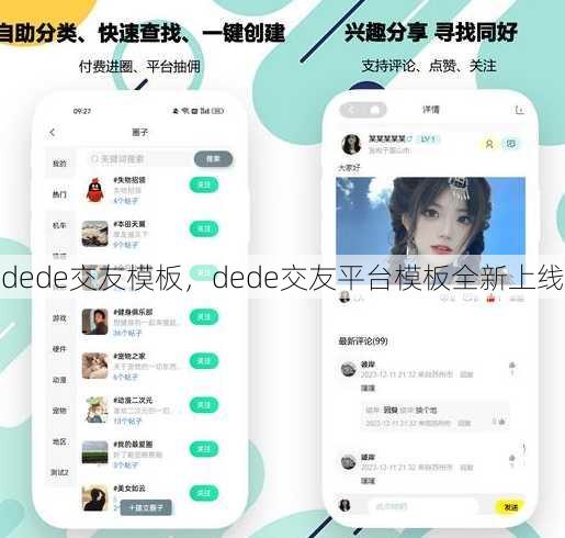 dede交友模板
