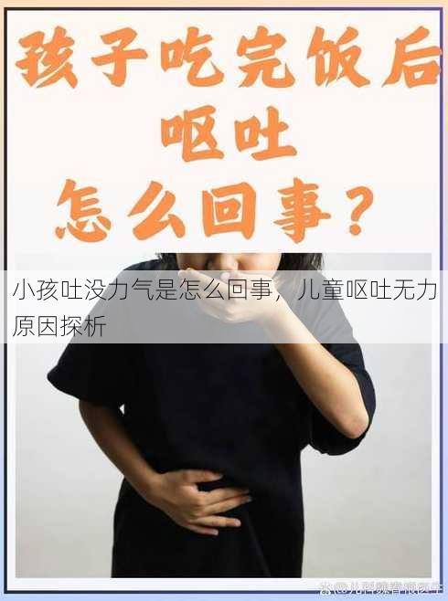 小孩吐没力气是怎么回事