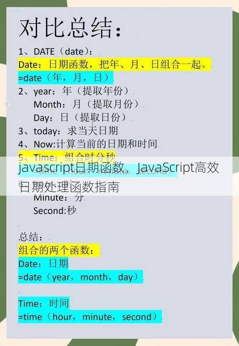 javascript日期函数