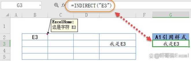 indirect函数引用样式（indirect引用变量单元格）
