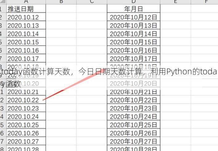 today函数计算天数