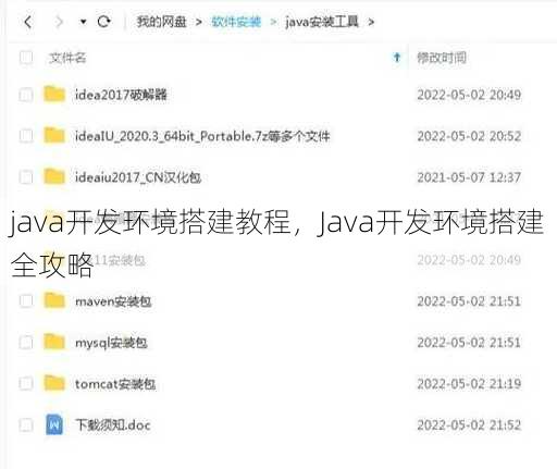 java开发环境搭建教程