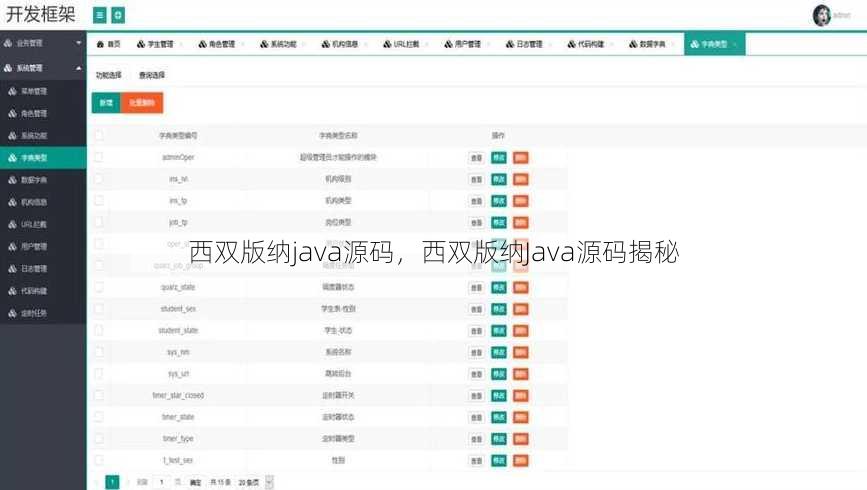 西双版纳java源码