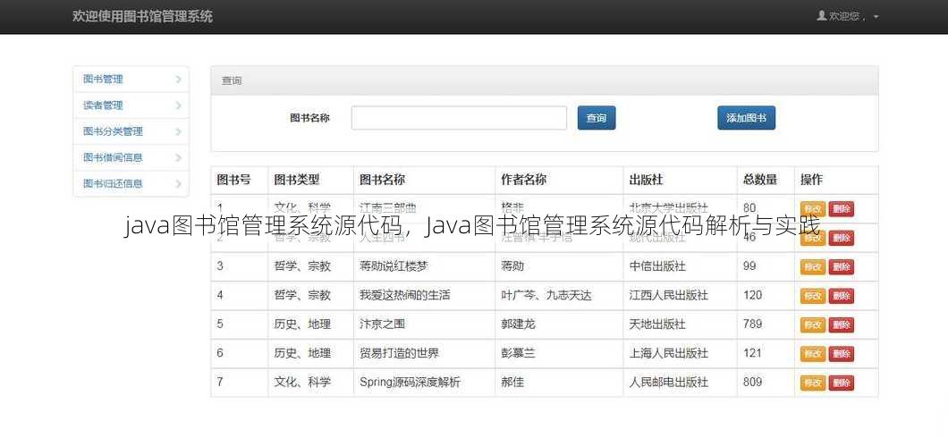 java图书馆管理系统源代码