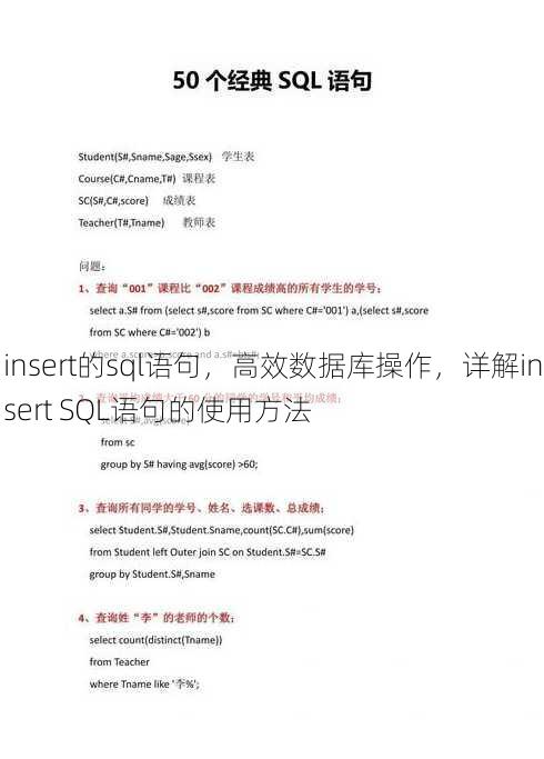 insert的sql语句