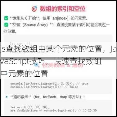 js查找数组中某个元素的位置