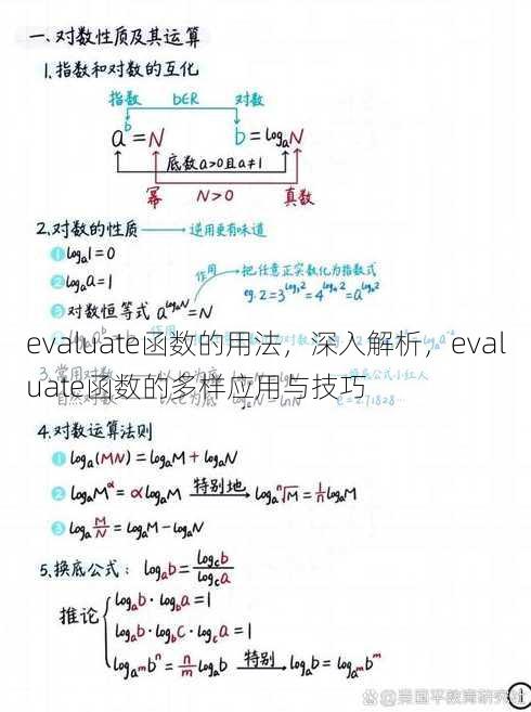 evaluate函数的用法