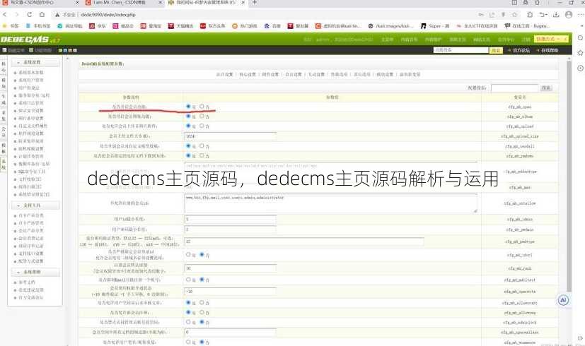 dedecms主页源码
