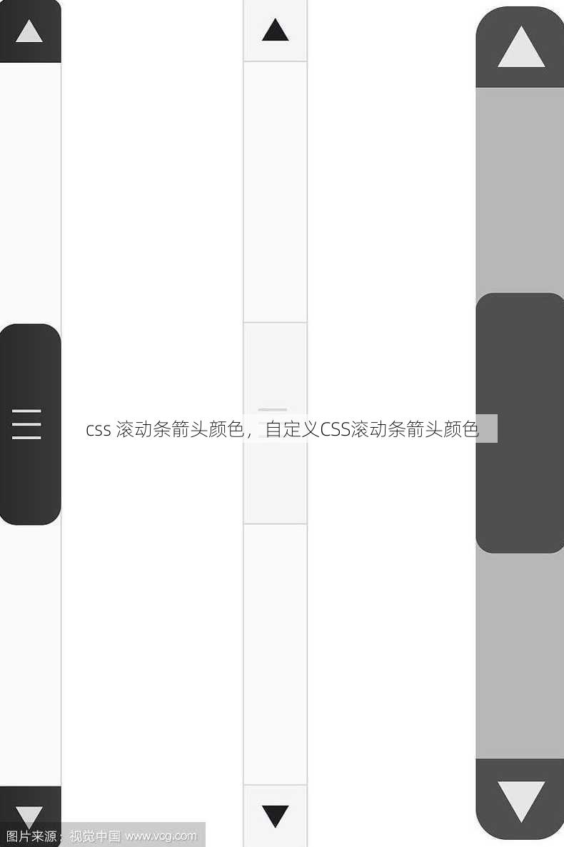 css 滚动条箭头颜色