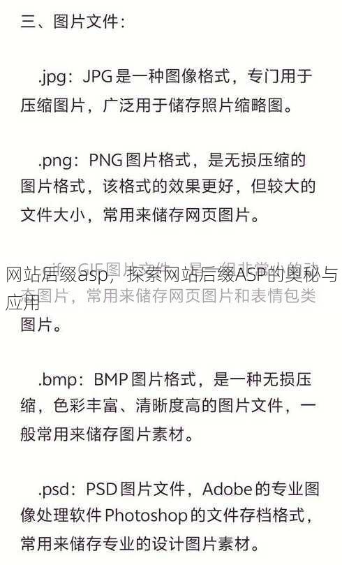 网站后缀asp