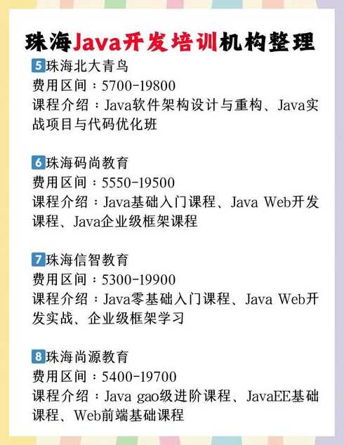 java培训哪家好（java培训机构哪家好一点）