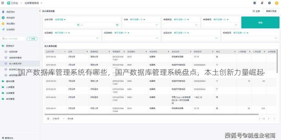 国产数据库管理系统有哪些