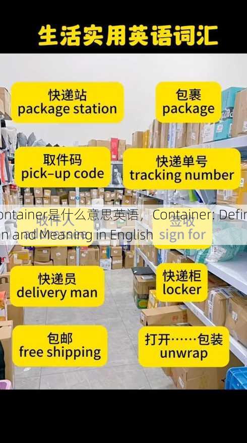 container是什么意思英语