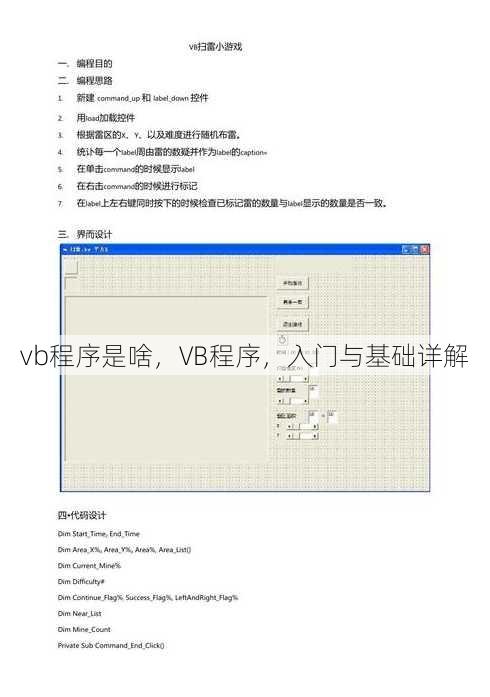 vb程序是啥