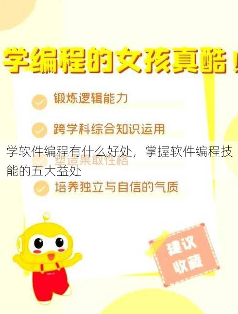 学软件编程有什么好处