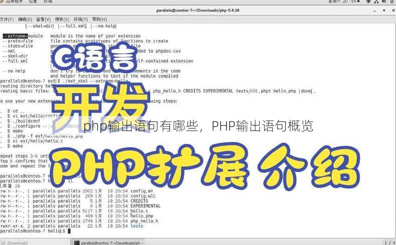 php输出语句有哪些