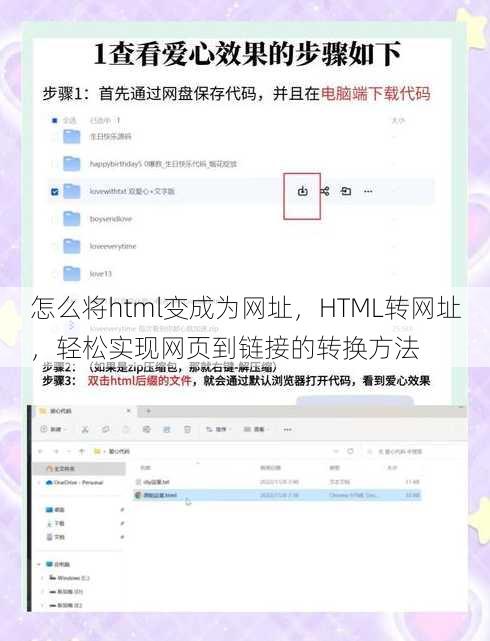 怎么将html变成为网址