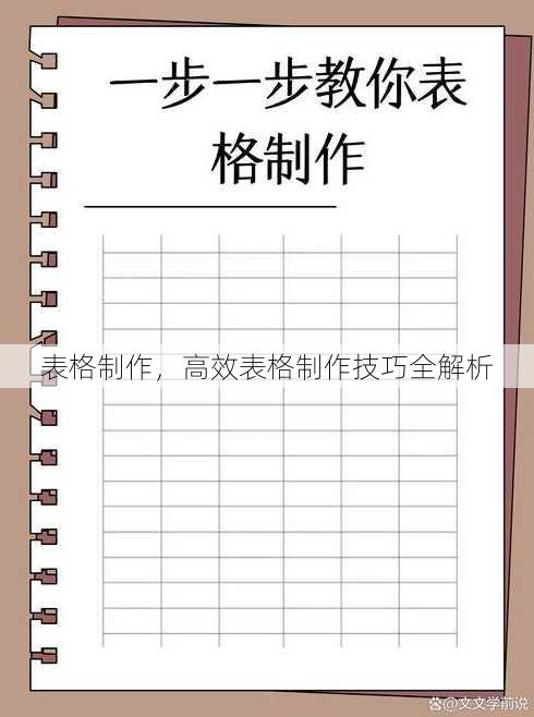 表格制作