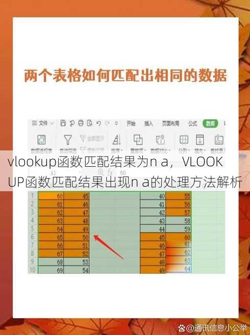 vlookup函数匹配结果为n a