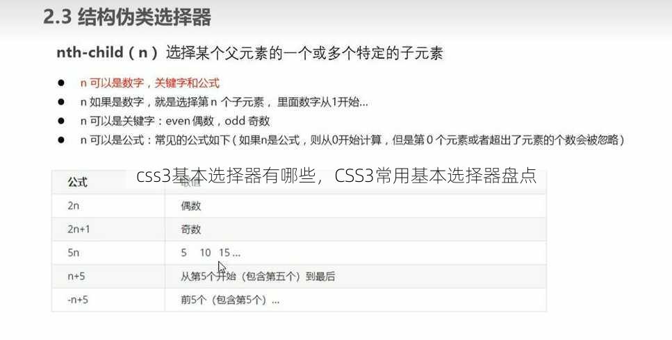 css3基本选择器有哪些