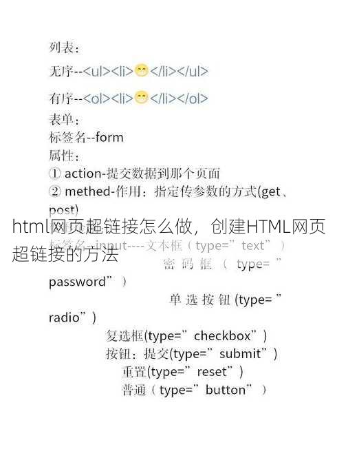 html网页超链接怎么做