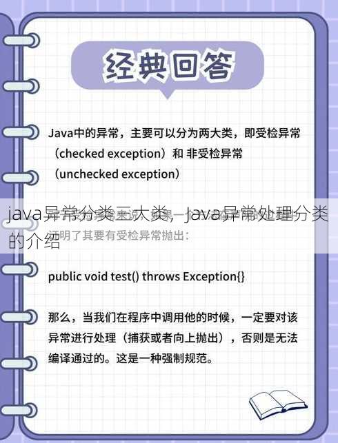 java异常分类三大类