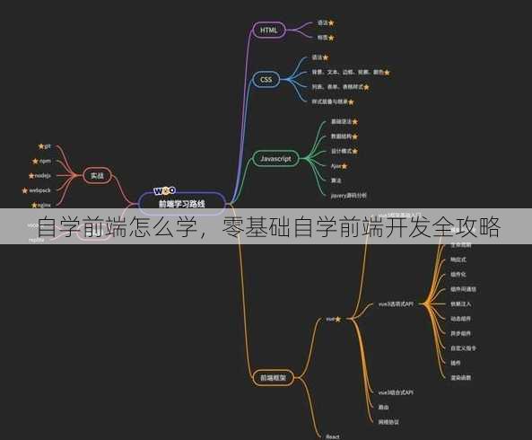 自学前端怎么学