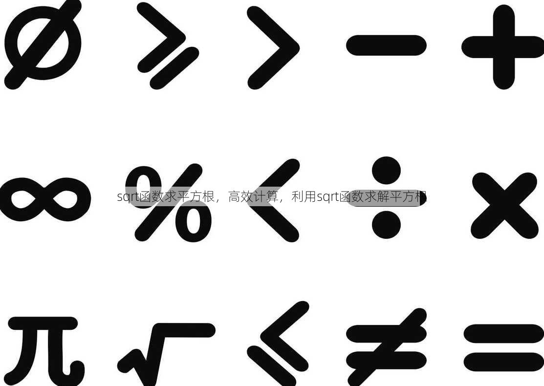 sqrt函数求平方根