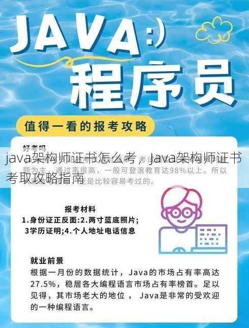 java架构师证书怎么考