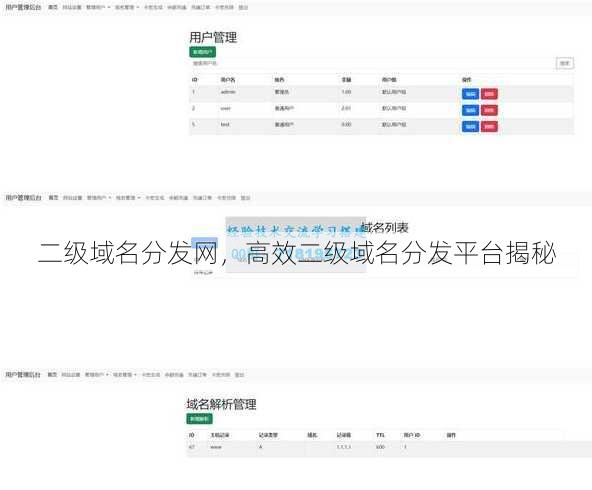 二级域名分发网