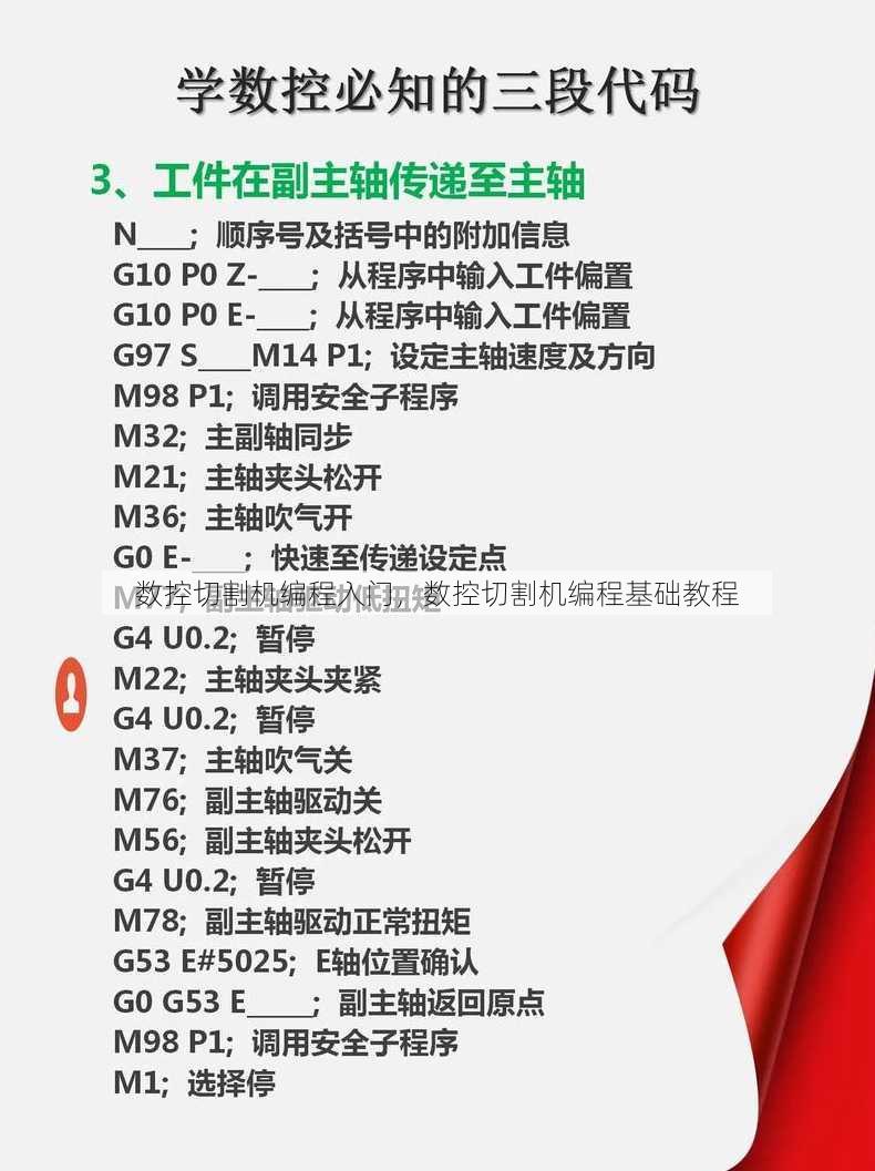 数控切割机编程入门