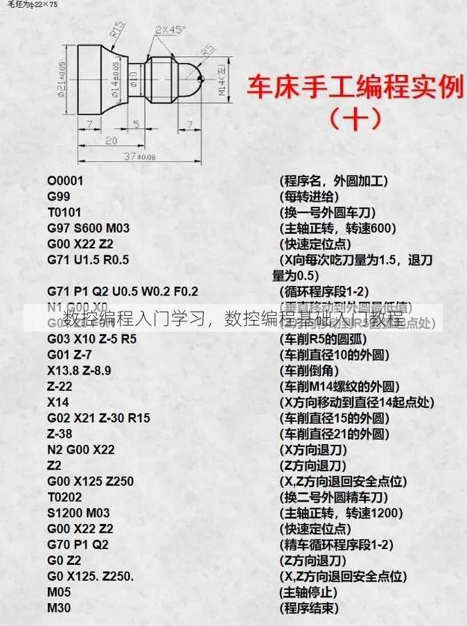 数控编程入门学习