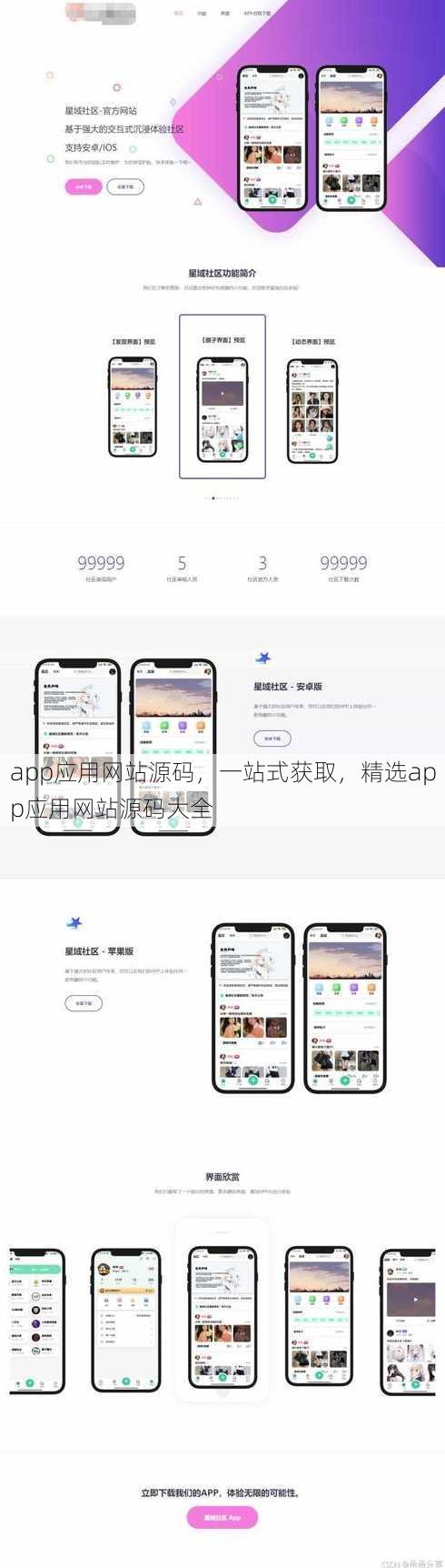 app应用网站源码