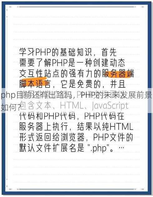 php目前还有出路吗