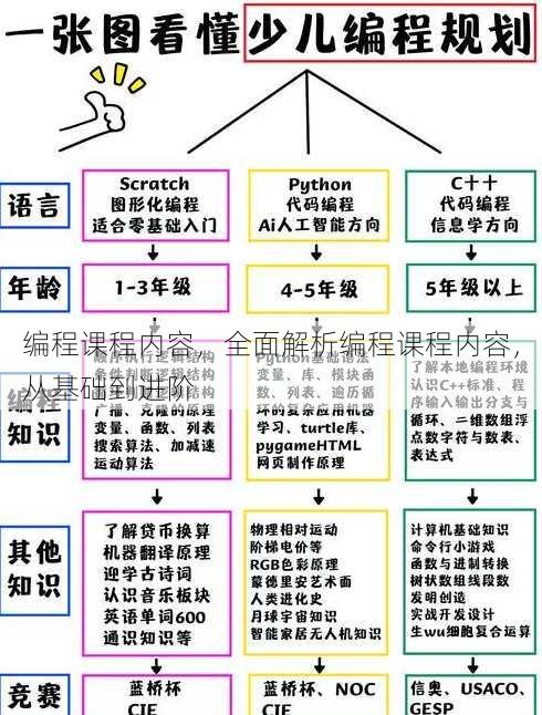编程课程内容