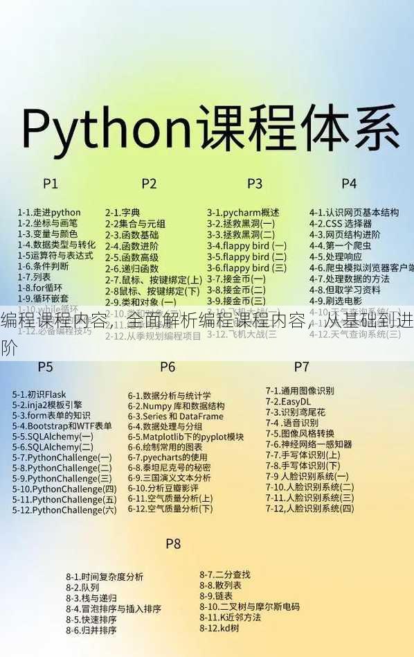 编程课程内容