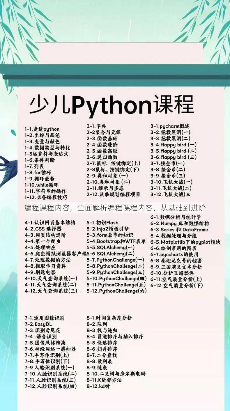 编程课程内容