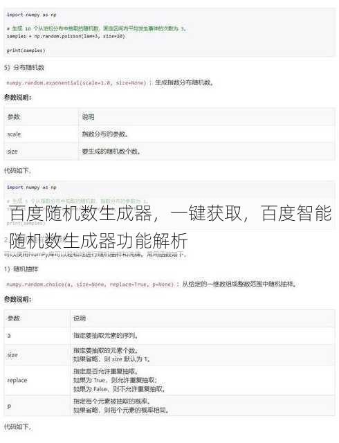 百度随机数生成器